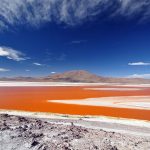 Red Lagoon- Laguna Colorada is a red color lagoon