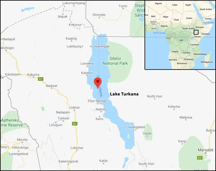 Lake Turkana Africa Map   Lake Turkana Map 1 